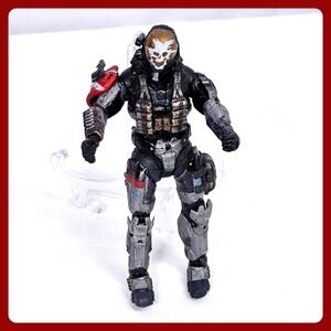 Halo Spartan Action Figure Bash Skull Helmet Painted Infinite Gaming 7"